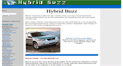 Desktop Screenshot of hybridbuzz.com